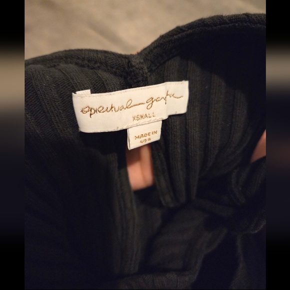 Spiritual Gangster Isa Ribbed Cutout Jumpsuit in Vintage Black (XS) - Picture 4 of 5